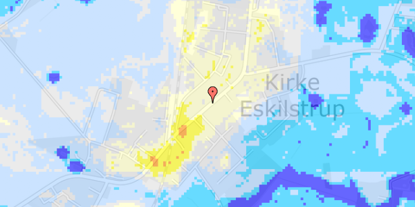 Ekstrem regn på Borgergade 14