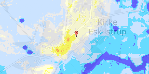 Ekstrem regn på Borgergade 15A