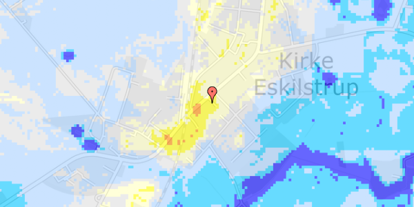 Ekstrem regn på Borgergade 17B