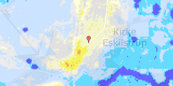 Ekstrem regn på Borgergade 18