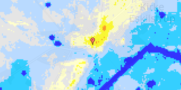 Ekstrem regn på Borgergade 45