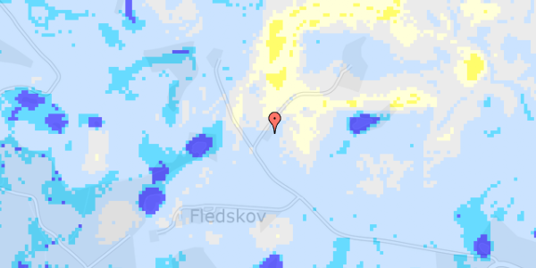 Ekstrem regn på Fledskovvej 34