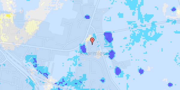 Ekstrem regn på Hjertebjærgparken 18