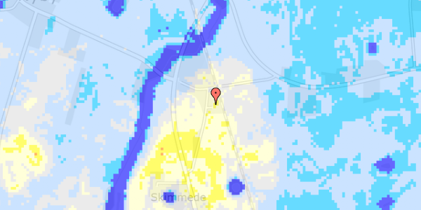 Ekstrem regn på Hjortholmvej 130