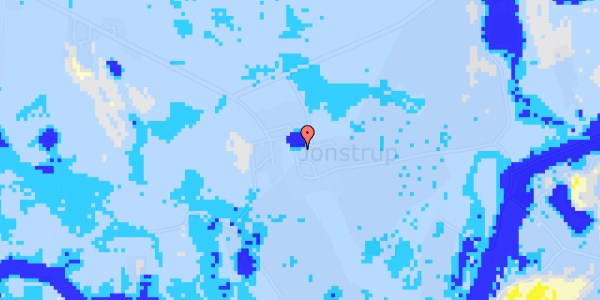 Ekstrem regn på Jonstrupvej 54