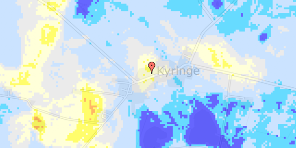 Ekstrem regn på Kyringevej 52