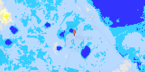 Ekstrem regn på Marupvej 19