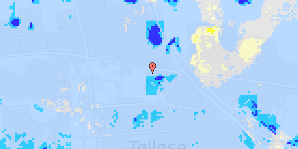 Ekstrem regn på Møllevej 1, st. th