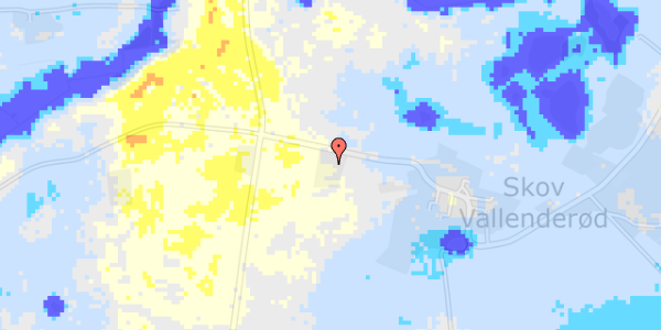 Ekstrem regn på Nederskovvej 127