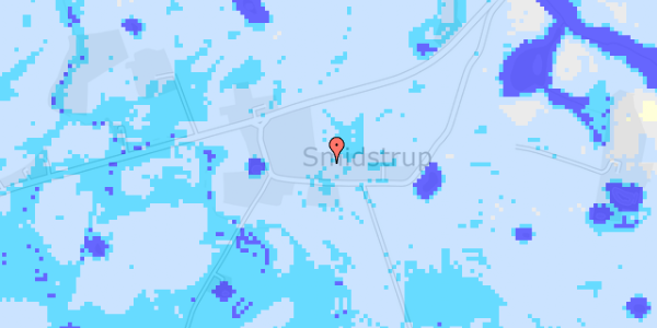 Ekstrem regn på Smidstrupvej 21