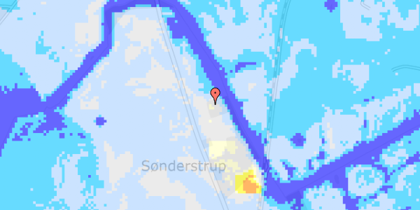 Ekstrem regn på Sønderstrupvej 113