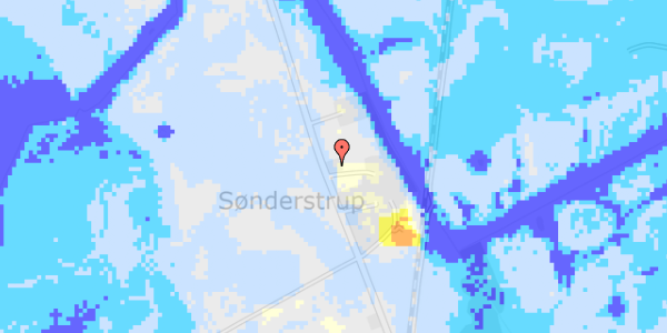 Ekstrem regn på Sønderstrupvej 115