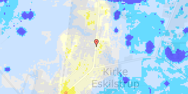 Ekstrem regn på Sønderstrupvej 176