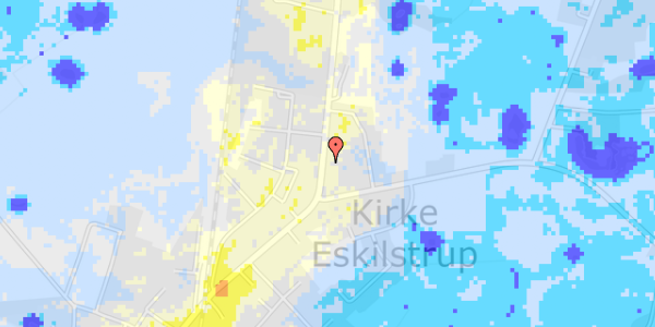 Ekstrem regn på Sønderstrupvej 183