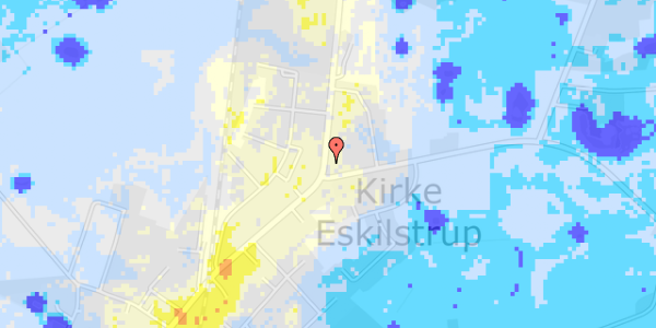 Ekstrem regn på Sønderstrupvej 187