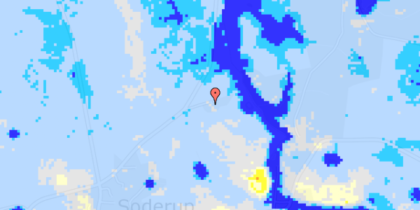 Ekstrem regn på Tadrevej 56