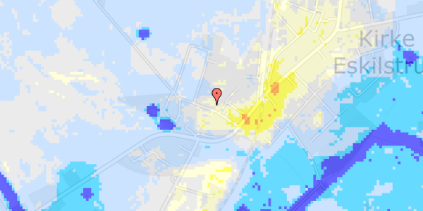 Ekstrem regn på Tysingevej 12