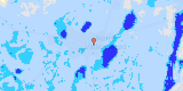 Ekstrem regn på Tølløsevej 190