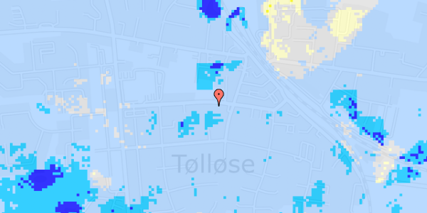 Ekstrem regn på Vestergade 33