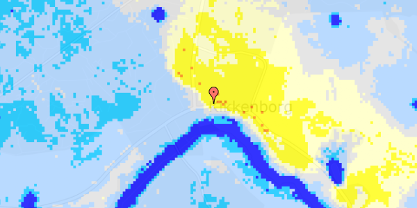 Ekstrem regn på Kikkenborgvej 1