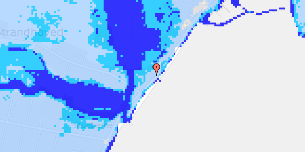 Ekstrem regn på Strandvejen 46