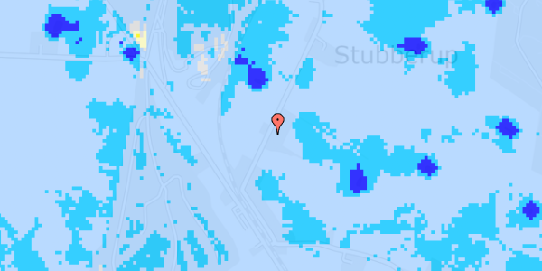 Ekstrem regn på Søndergårdsvej 24