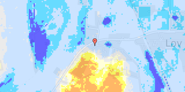 Ekstrem regn på Landevejen 43