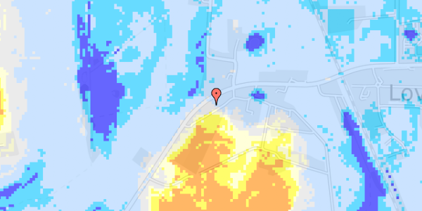 Ekstrem regn på Landevejen 47