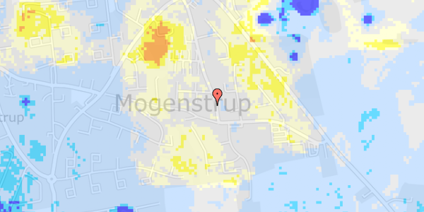 Ekstrem regn på Mogenstrup Parkvej 4