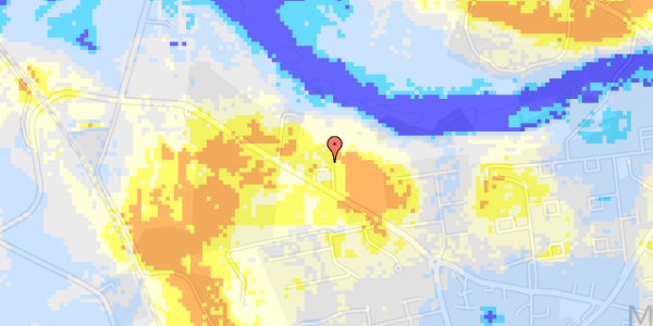 Ekstrem regn på Pederstrupvej 10