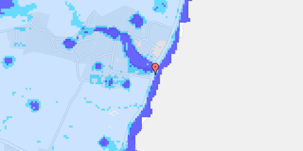 Ekstrem regn på Strandvejen 13