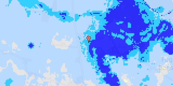 Ekstrem regn på Møllevej 48