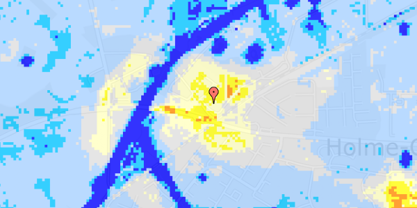 Ekstrem regn på Bag Banen 1