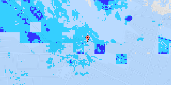 Ekstrem regn på Chr Winthersvej 7B