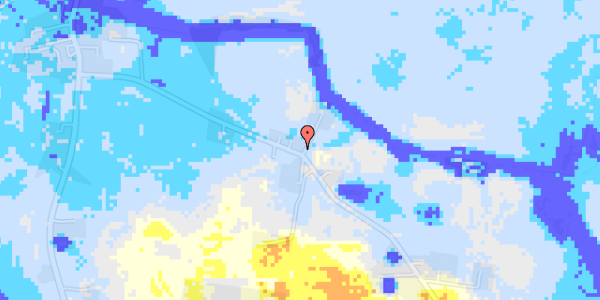 Ekstrem regn på Dystedvej 13B