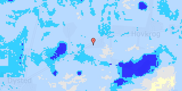 Ekstrem regn på Hovkrog 8