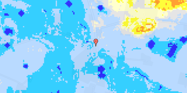 Ekstrem regn på Kalbyvej 38