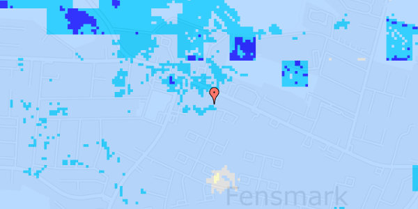 Ekstrem regn på Kildegårdsvej 37