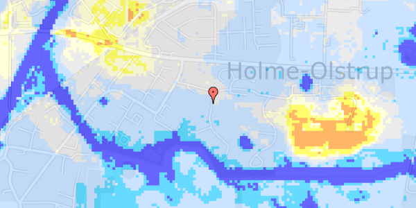 Ekstrem regn på Løgvej 4