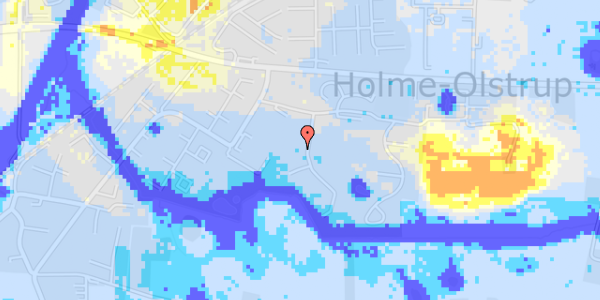 Ekstrem regn på Løgvej 8