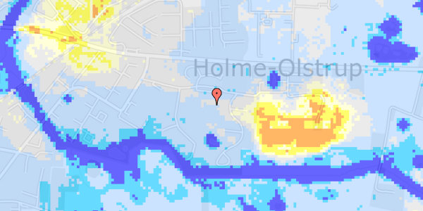 Ekstrem regn på Løgvej 17