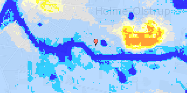 Ekstrem regn på Løgvej 20