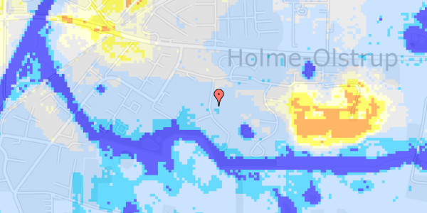 Ekstrem regn på Løgvej 42