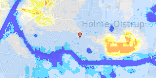 Ekstrem regn på Løgvej 44