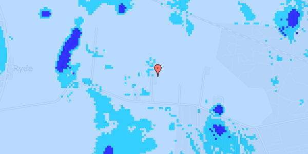 Ekstrem regn på Holmemarksvejen 5