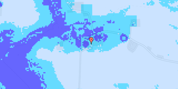 Ekstrem regn på Korterup Sidevej 3