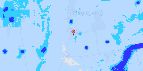 Ekstrem regn på Mageltving Møllevej 4