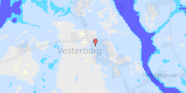 Ekstrem regn på Vesterborgvej 27