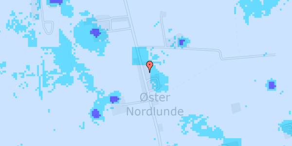Ekstrem regn på Øster Nordlundevej 18