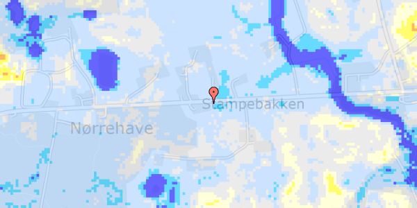 Ekstrem regn på Gl Vordingborgvej 6